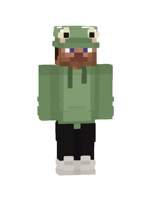 skin Zielony Żabi Kaptur