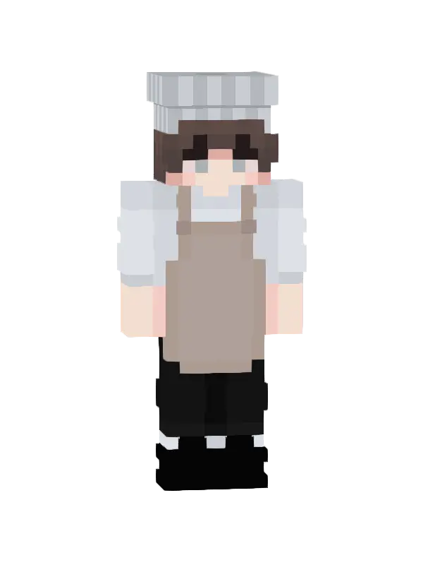 skin Kucharz w Pikselach