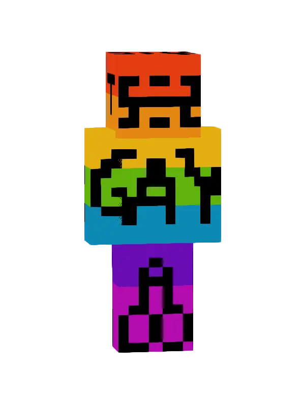 skin Tęczowy Wojownik