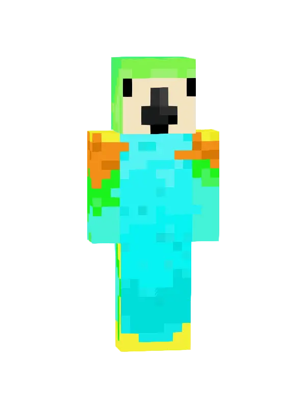 skin Papuga Tropikalna