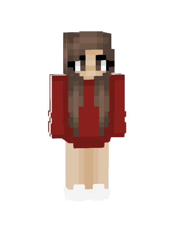 skin Czerwony sweter w świecie Minecrafta