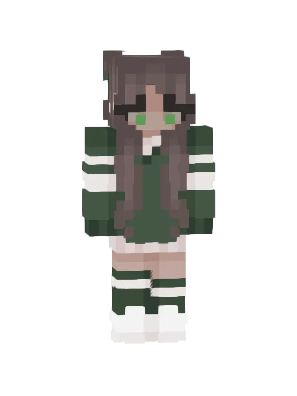 skin Zielona uczennica