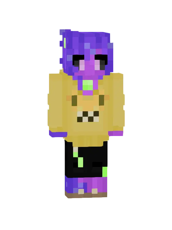 skin Fioletowy Dżin