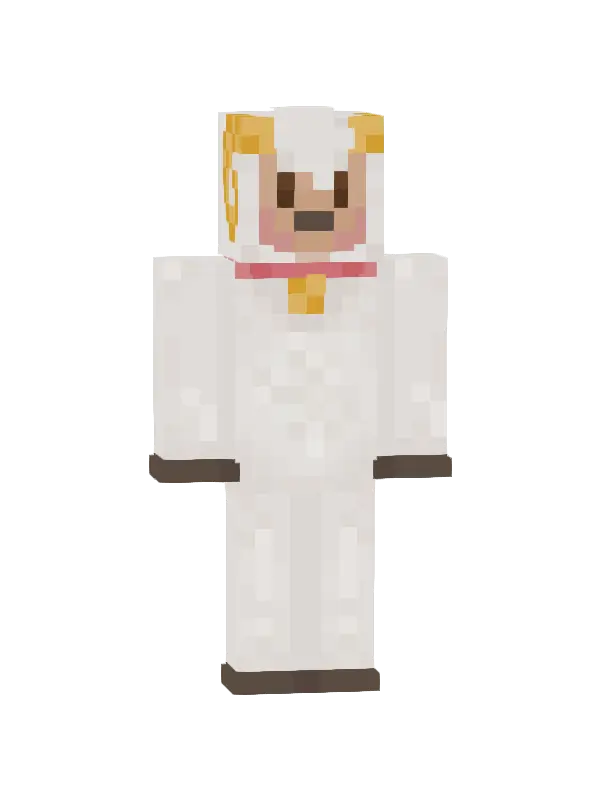 skin Biały Paw i Złoto