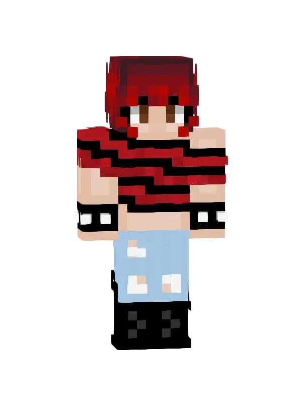 skin Czerwony rycerz w dżinsach