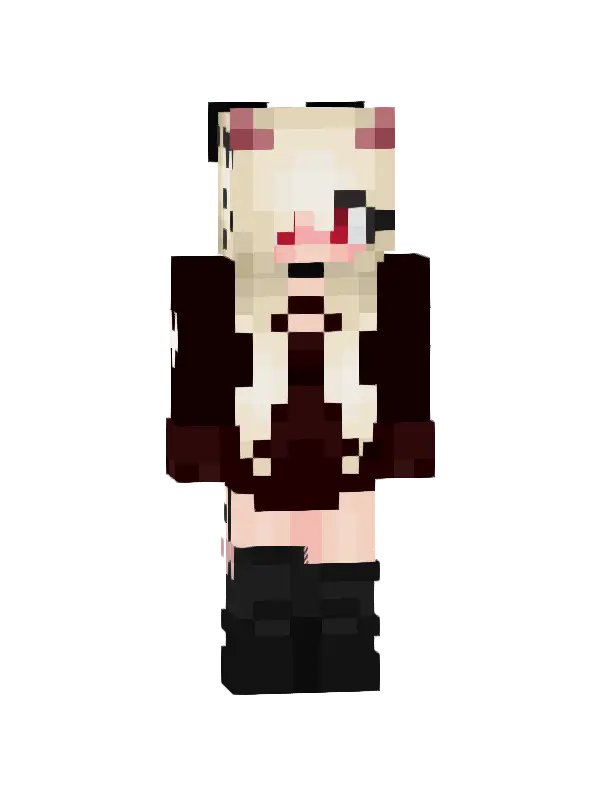 skin Kociak w burgundzie