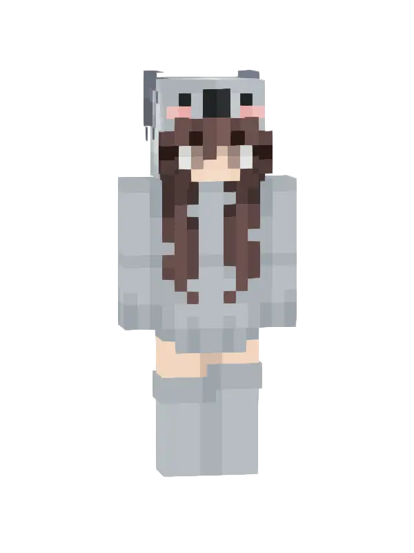 skin Szara Misiaczka