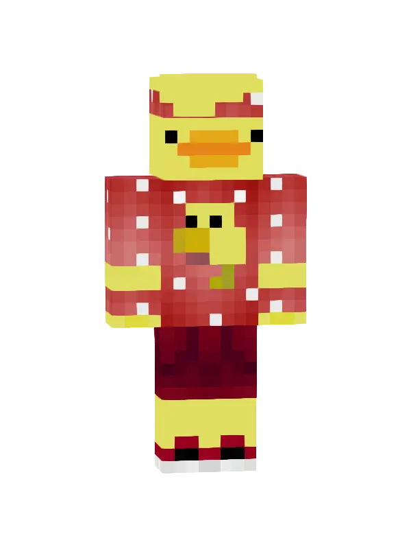 skin Ptasiek w puchatym sweterku