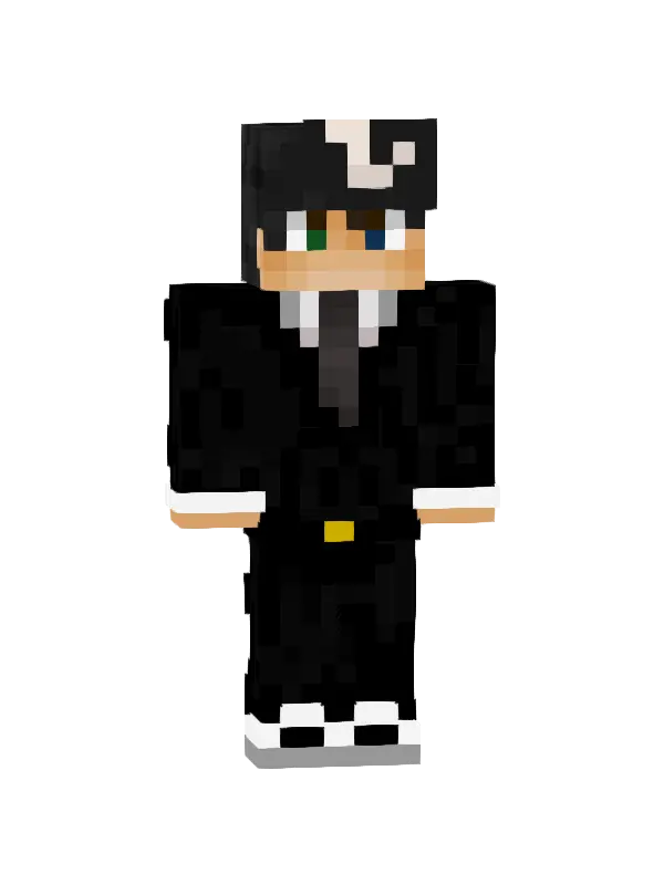 skin Elegancki Czarny Tuxedo