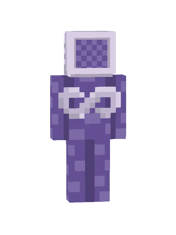 skin Fioletowy Monitor Nieskończoności