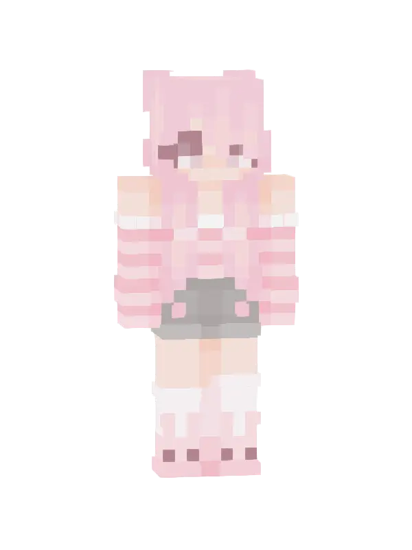 skin Różowa Sirena