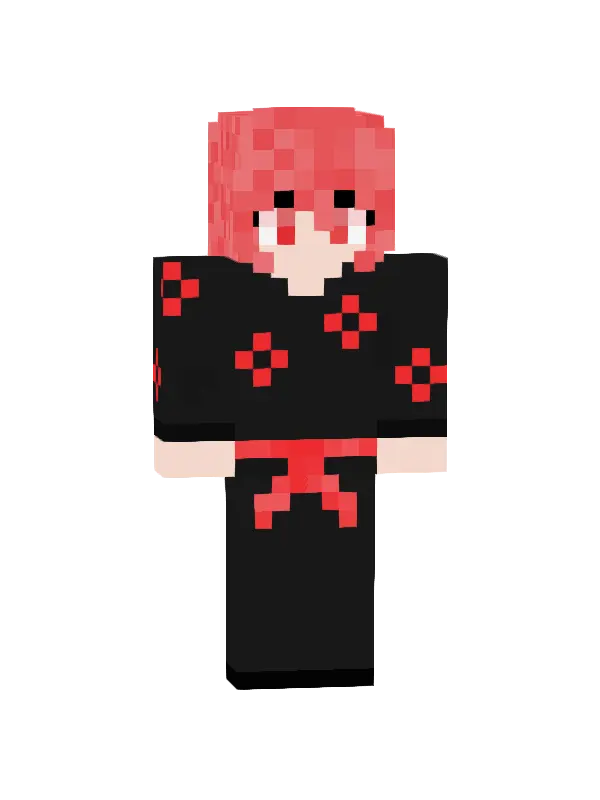 skin Czerwony Ninja Kwiatów