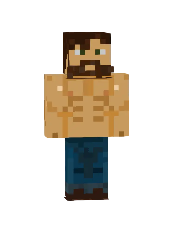 skin Siłacz bez koszulki