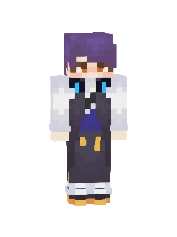 skin Fioletowy Krawiec