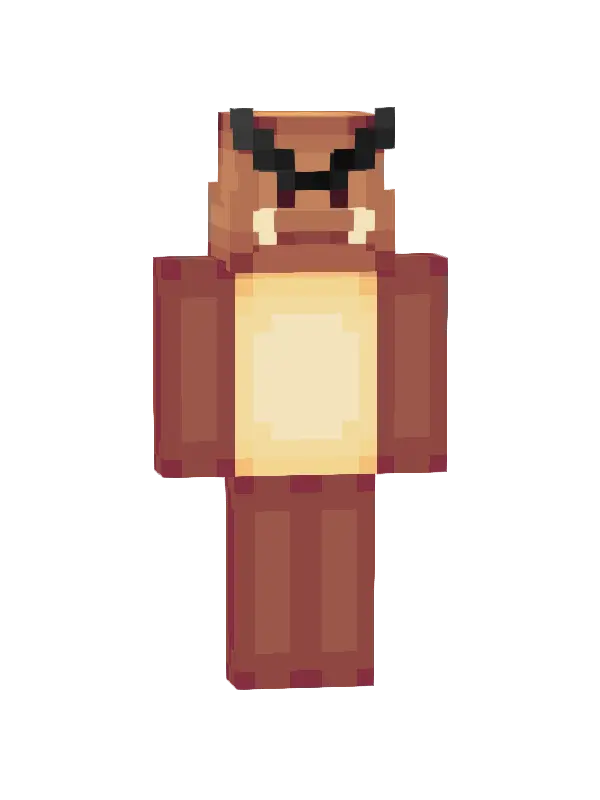 skin Brązowy Misiak