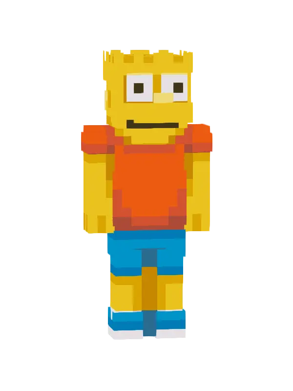 skin Kostium Klockowego Kreskówkowicza