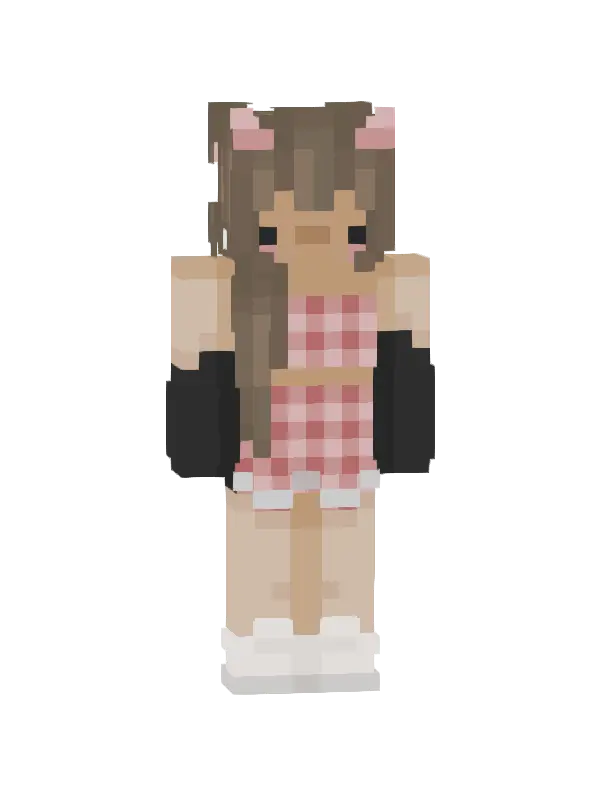 skin Kociak w kratkę