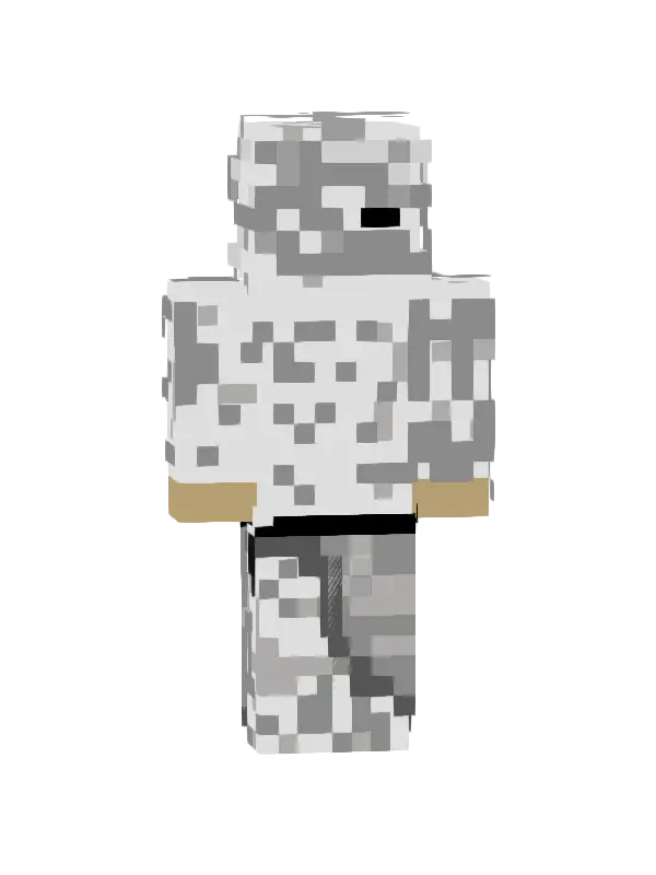 skin Zimowy Kamuflaż