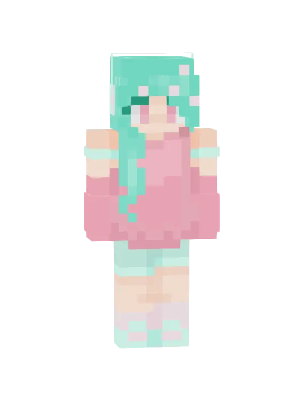 skin Pastelowa Syrenka