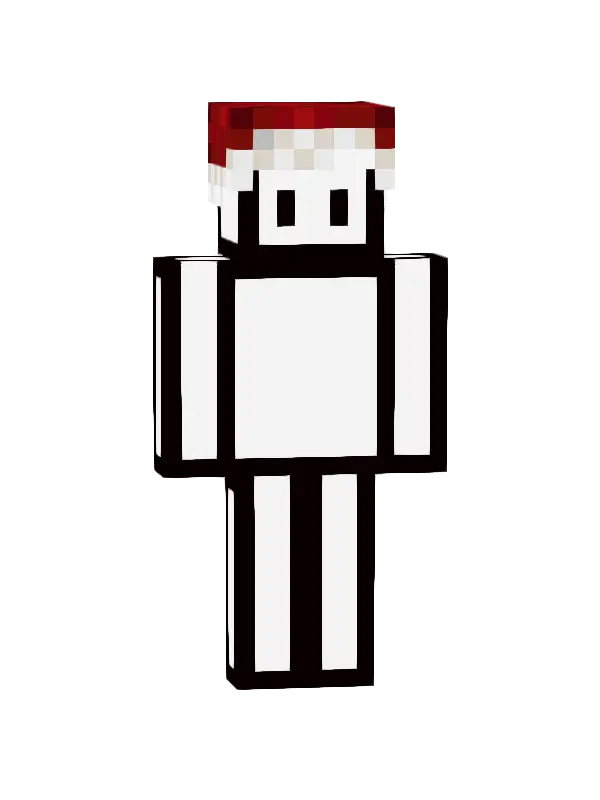 skin Zimowy Biały Mikołaj