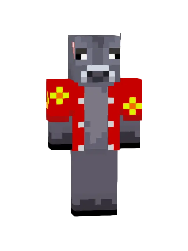 skin Czerwony Krokodyl